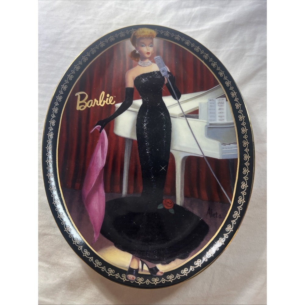 BARBIE SOLO IN THE SPOTLIGHT COLLECTOR PLATE BRADFORD EXCHANGE 1999 FIRST ISSUE